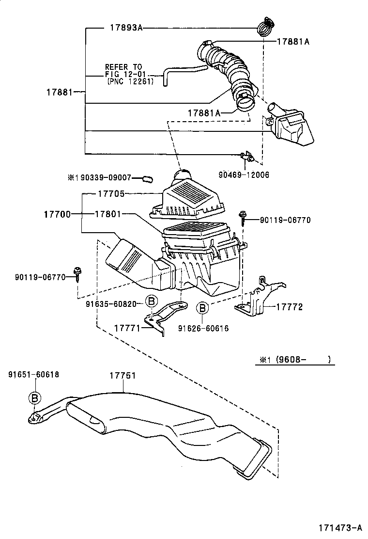 17700-11880 CLEANER ASSY, AIR product image