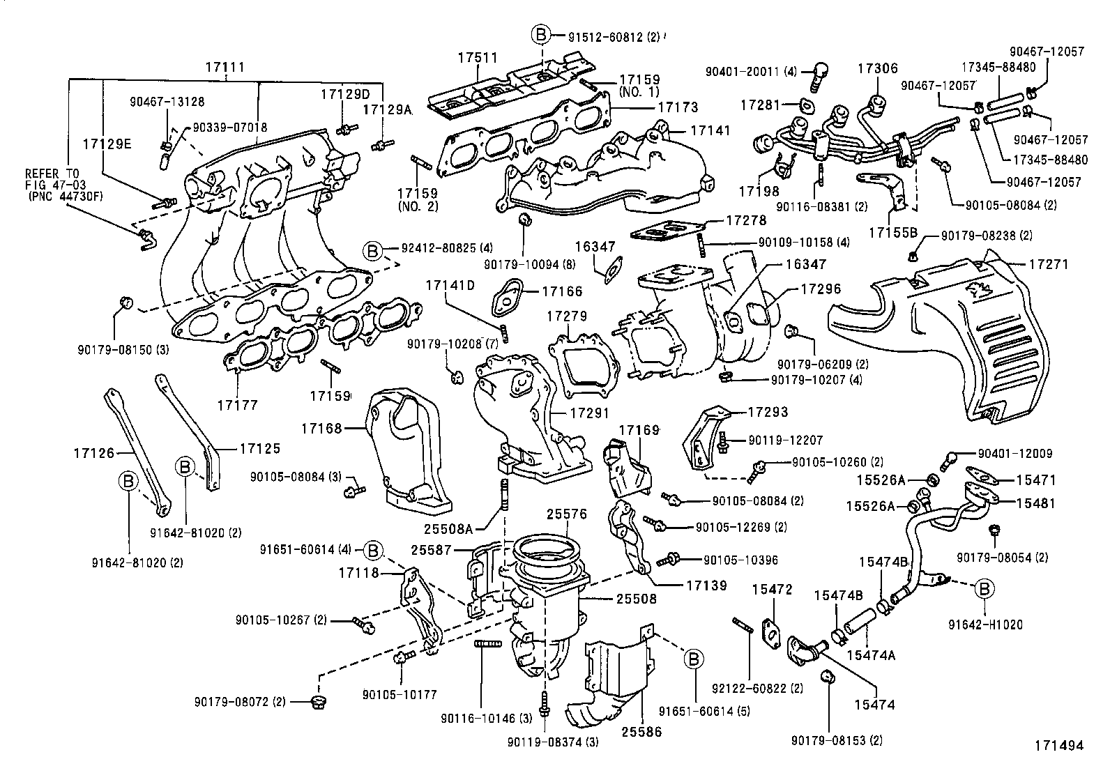 17101-88481 MANIFOLD, INTAKE product image