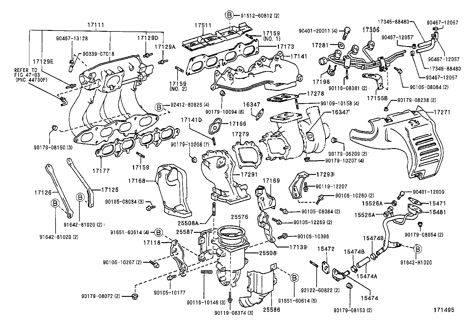 17101-88482 MANIFOLD, INTAKE product image