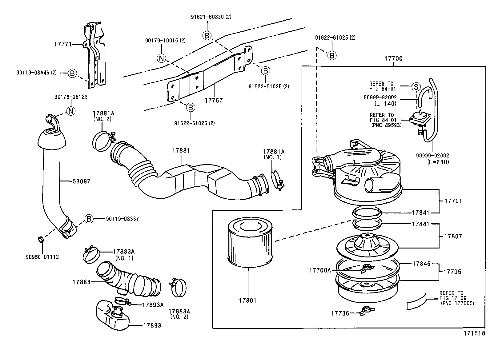 17841-44030 GASKET, FILTER ELEMENT product image