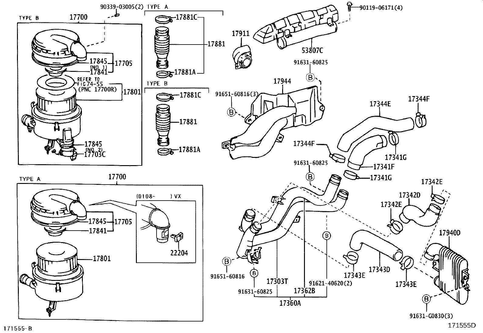 17360-17020 TUBE ASSY, AIR product image