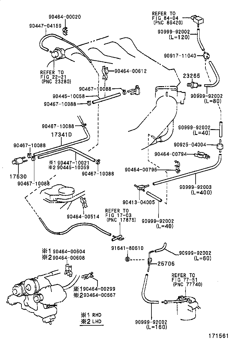 90445-10055 HOSE, NO.1(FOR IDLE-UP) product image