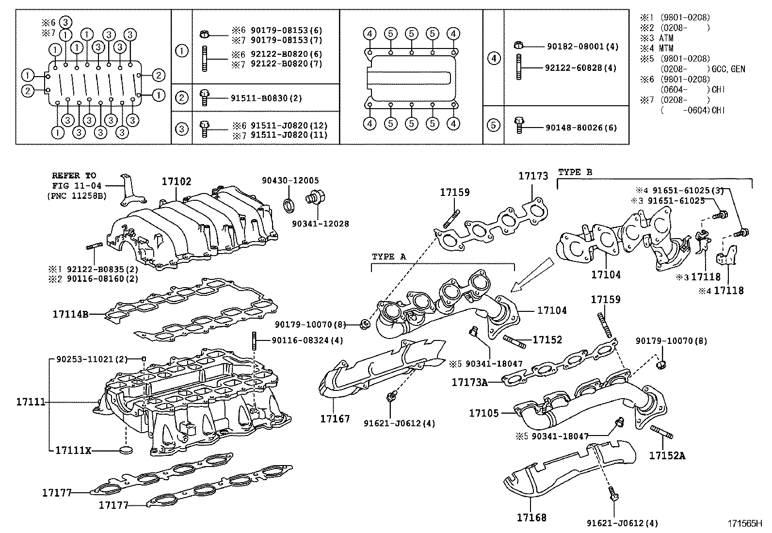 17118-50020 STAY, MANIFOLD product image