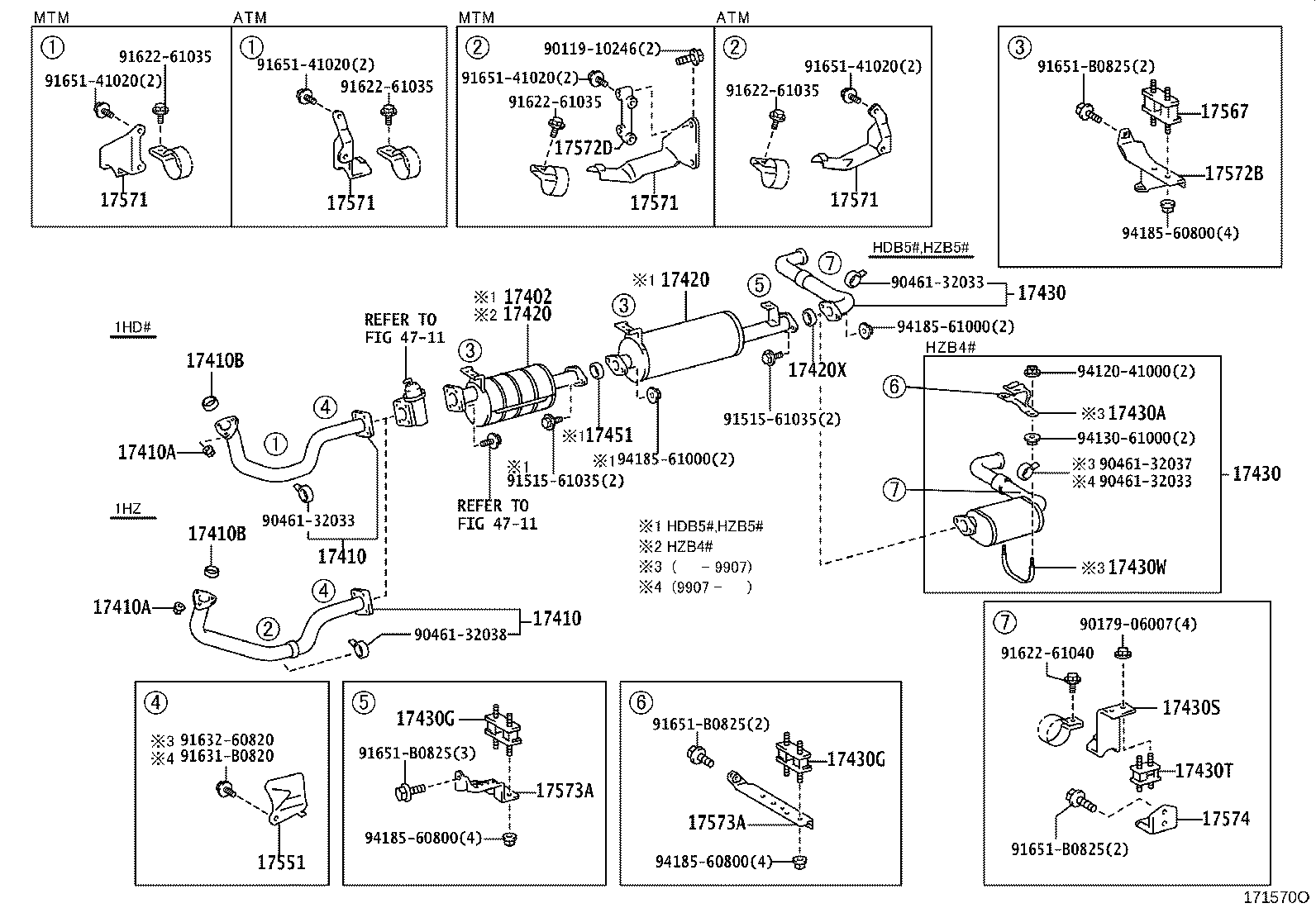 17405-17200 PIPE ASSY, EXHAUST, TAIL product image