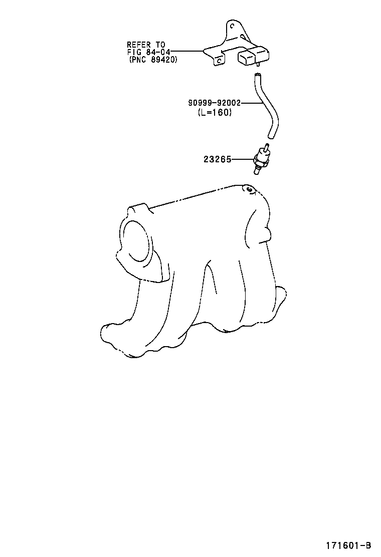 25860-13060 VALVE ASSY, VACUUM SWITCHING, NO.1 product image