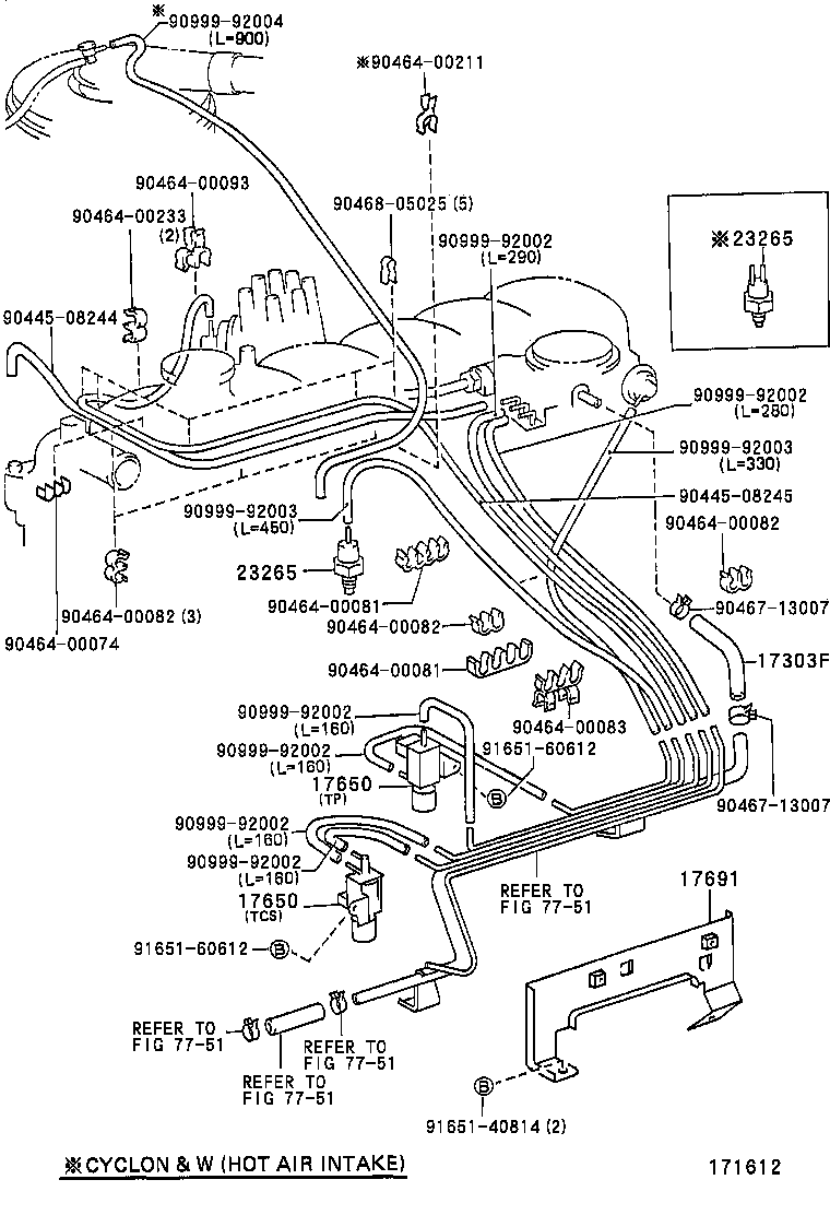 25709-17010 VALVE SUB-ASSY, HIGH ALTITUDE COMPENSATOR product image