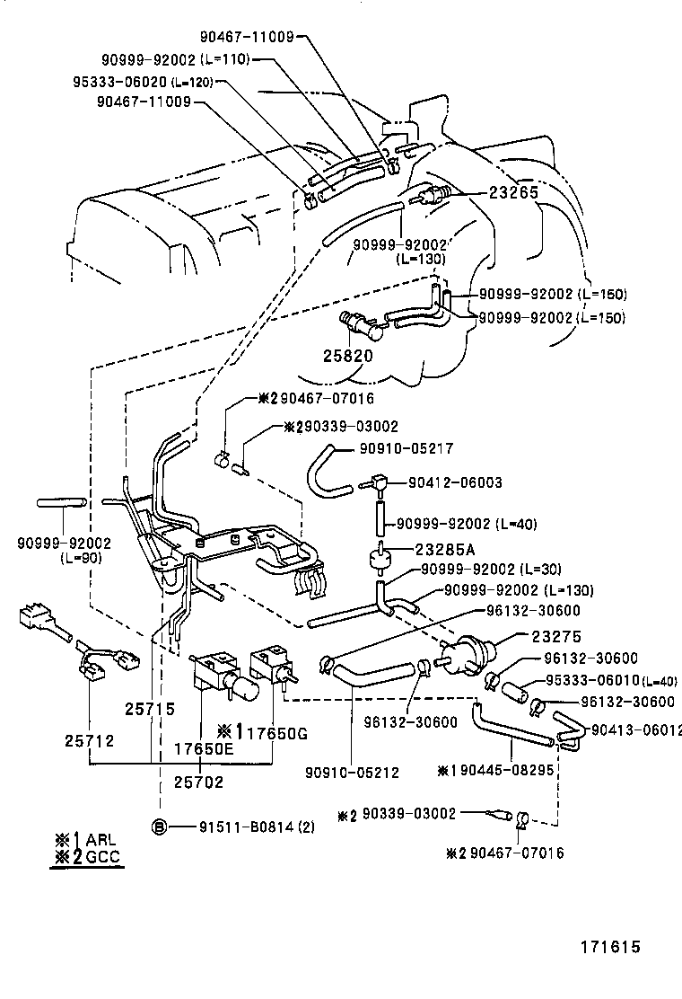 25709-17010 VALVE SUB-ASSY, HIGH ALTITUDE COMPENSATOR product image