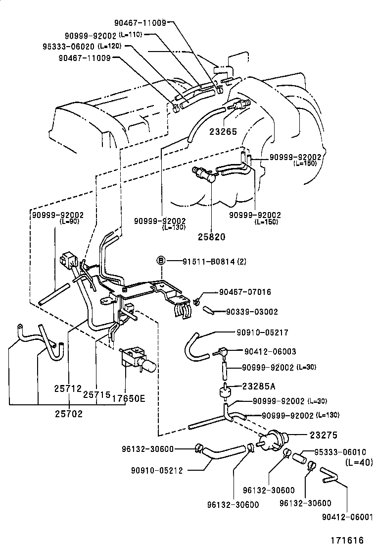 25709-17010 VALVE SUB-ASSY, HIGH ALTITUDE COMPENSATOR product image