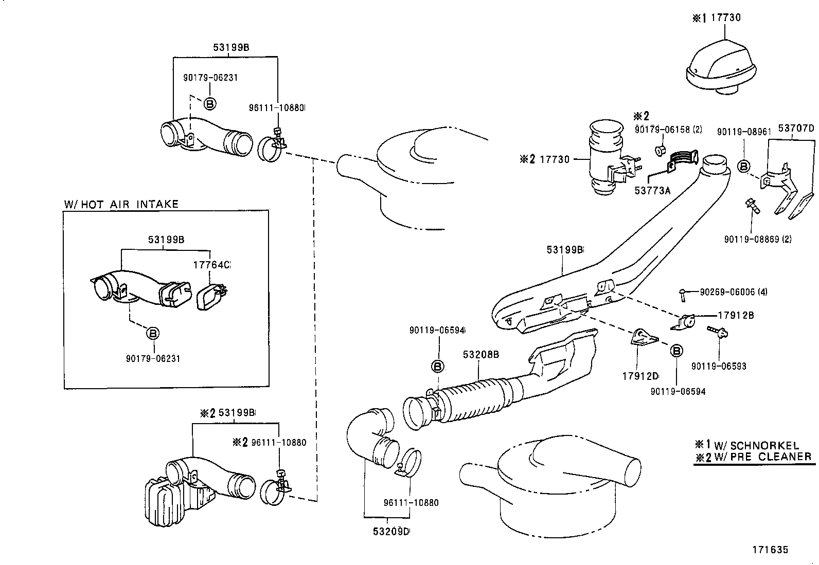 17700-17030 CLEANER ASSY, AIR product image