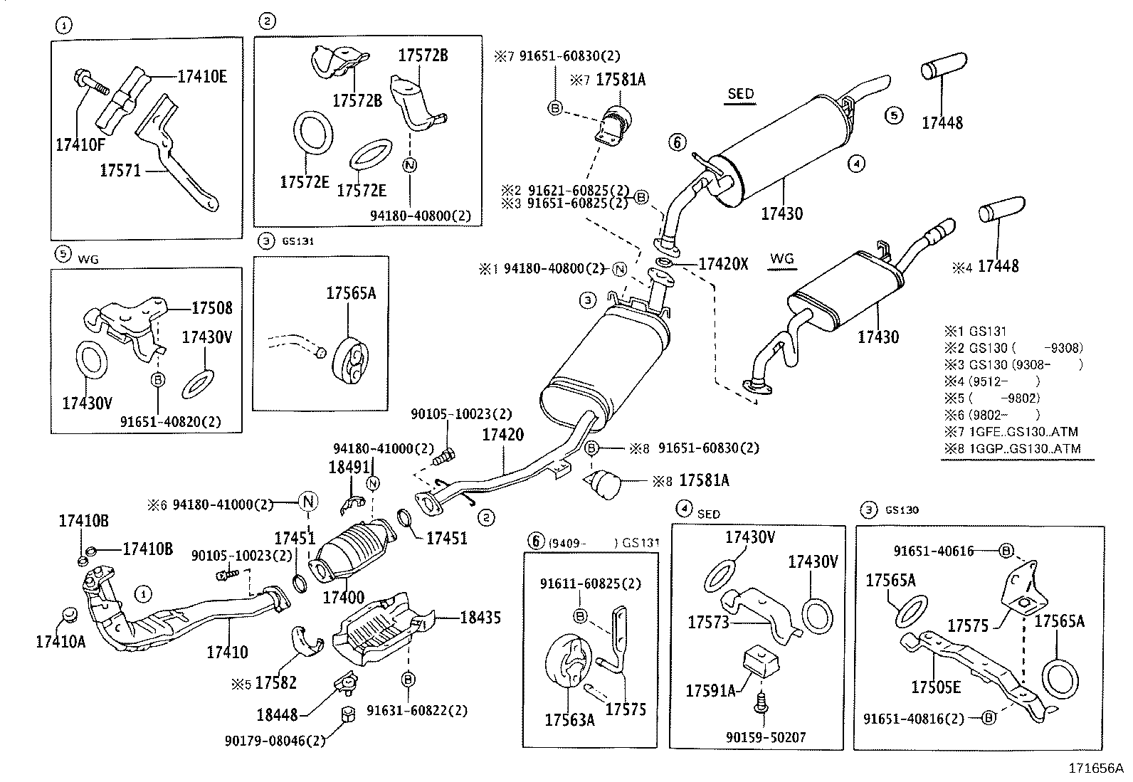 17430-70570 PIPE ASSY, EXHAUST, TAIL product image