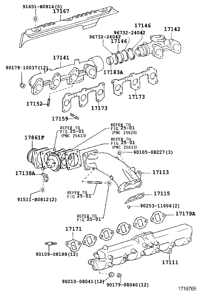 17111-17012 MANIFOLD, INTAKE product image