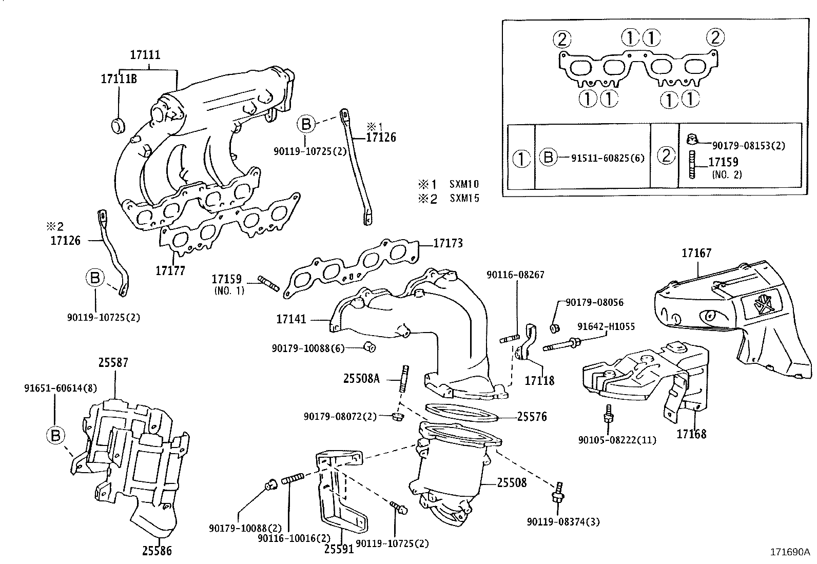 25508-74320 CONVERTER SUB-ASSY, MANIFOLD product image
