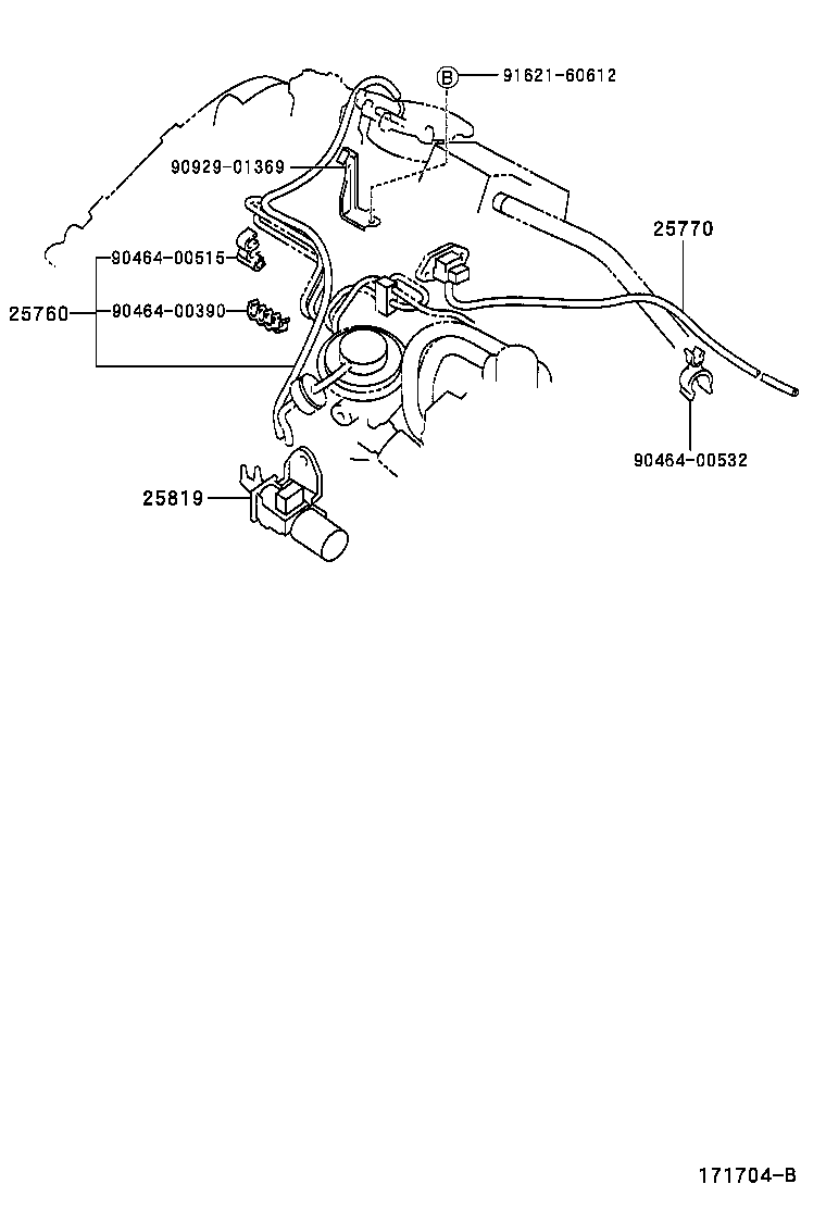 17342-11140 HOSE, NO.2(FOR IDLE-UP) product image