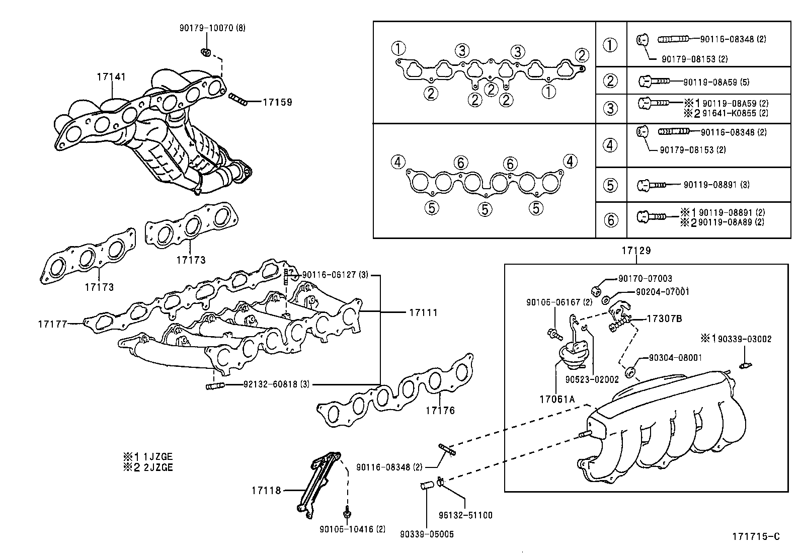 17101-46011 MANIFOLD, INTAKE product image