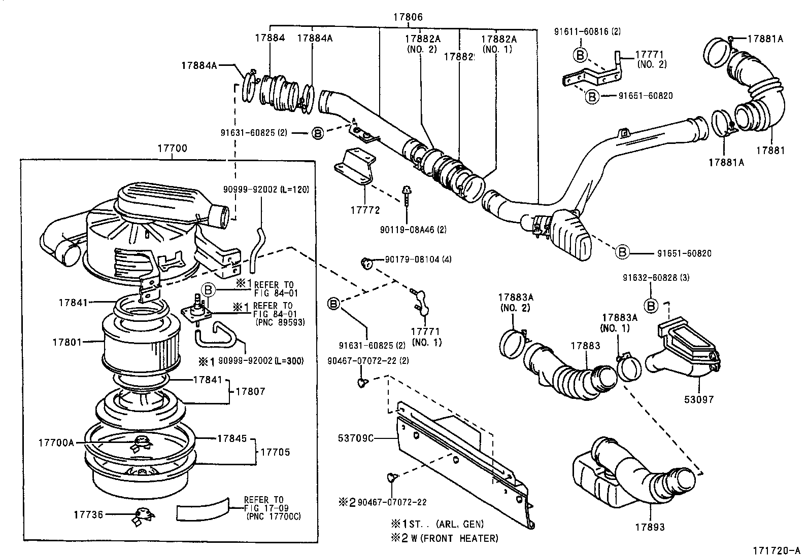 17700-54751 CLEANER ASSY, AIR product image