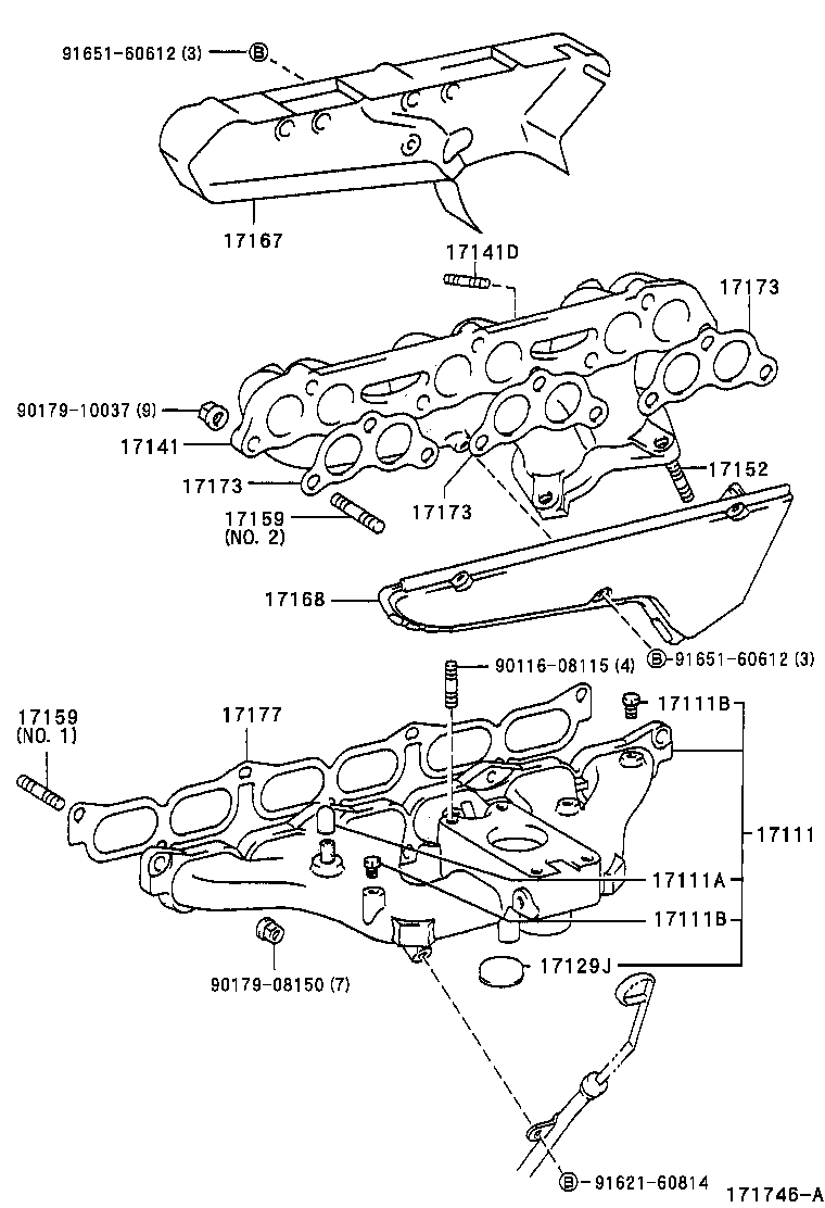 17101-79015 MANIFOLD, INTAKE product image