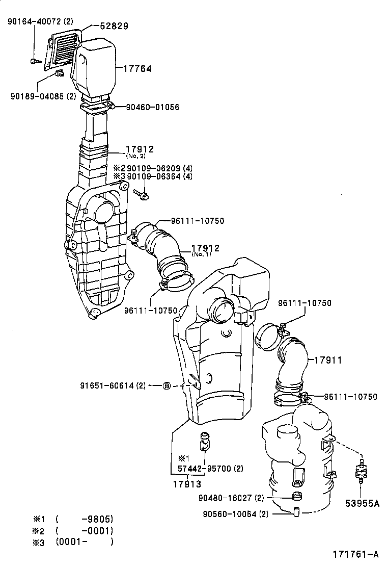 17705-67010 CAP SUB-ASSY, AIR CLEANER product image