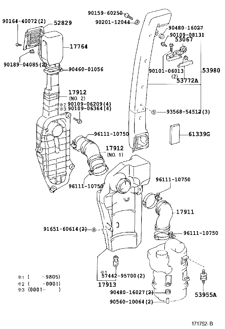 17700-54632 CLEANER ASSY, AIR product image