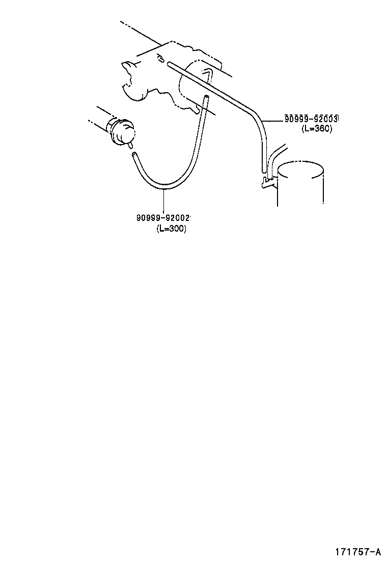 17341-88463 HOSE, AIR product image
