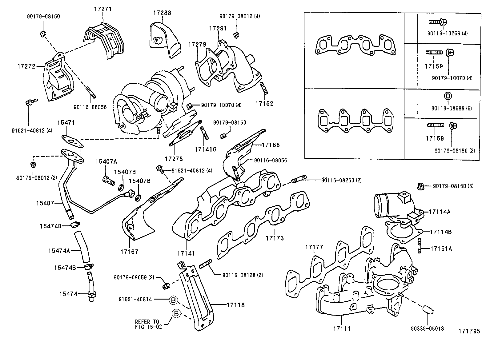 17111-17012 MANIFOLD, INTAKE product image