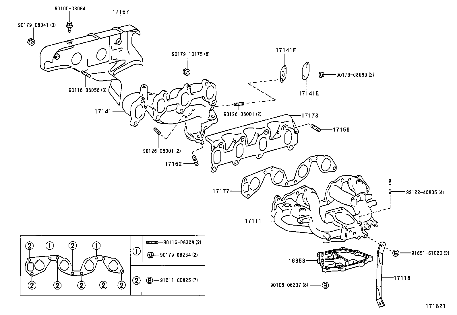 17120-75010 MANIFOLD, INTAKE product image