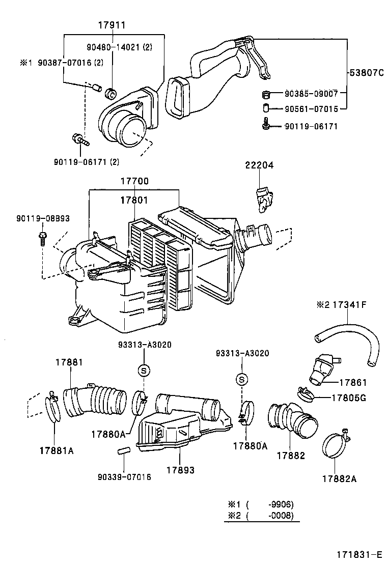 17705-75090 CAP SUB-ASSY, AIR CLEANER product image