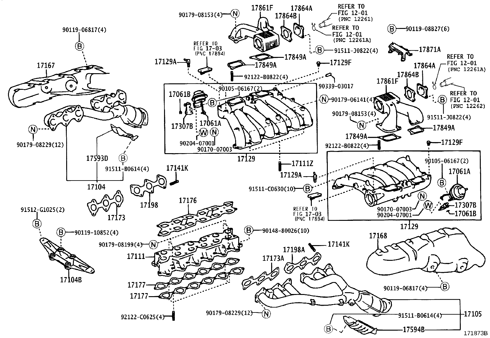 17111-32060 MANIFOLD, INTAKE product image