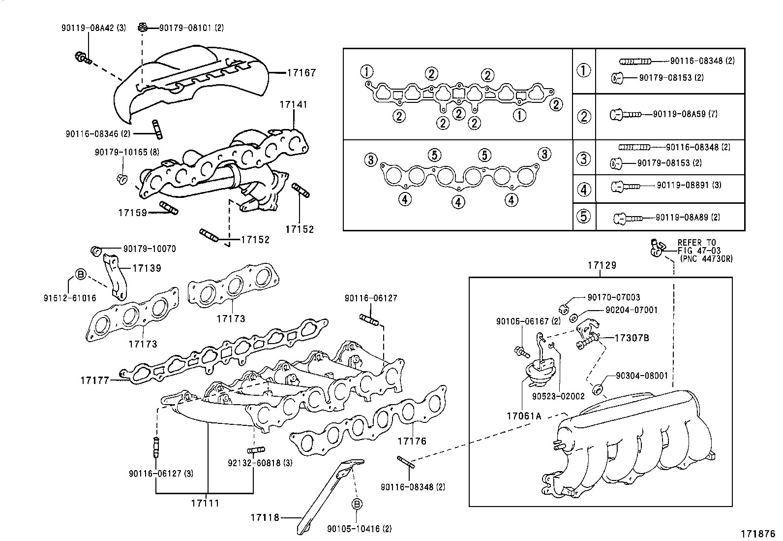 17101-79015 MANIFOLD, INTAKE product image