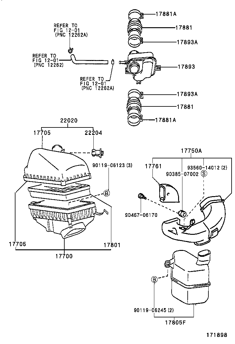 17781-20010 SEAL, AIR CLEANER INLET product image