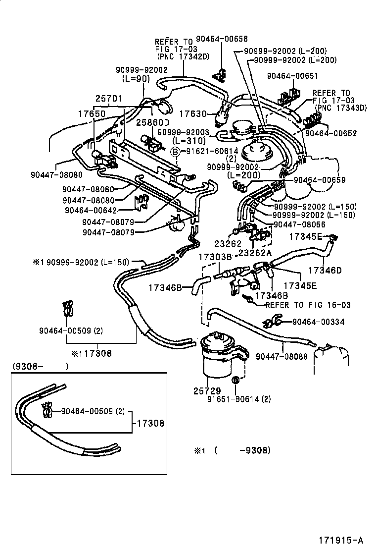 17344-03010 HOSE, NO.4(FOR IDLE-UP) product image