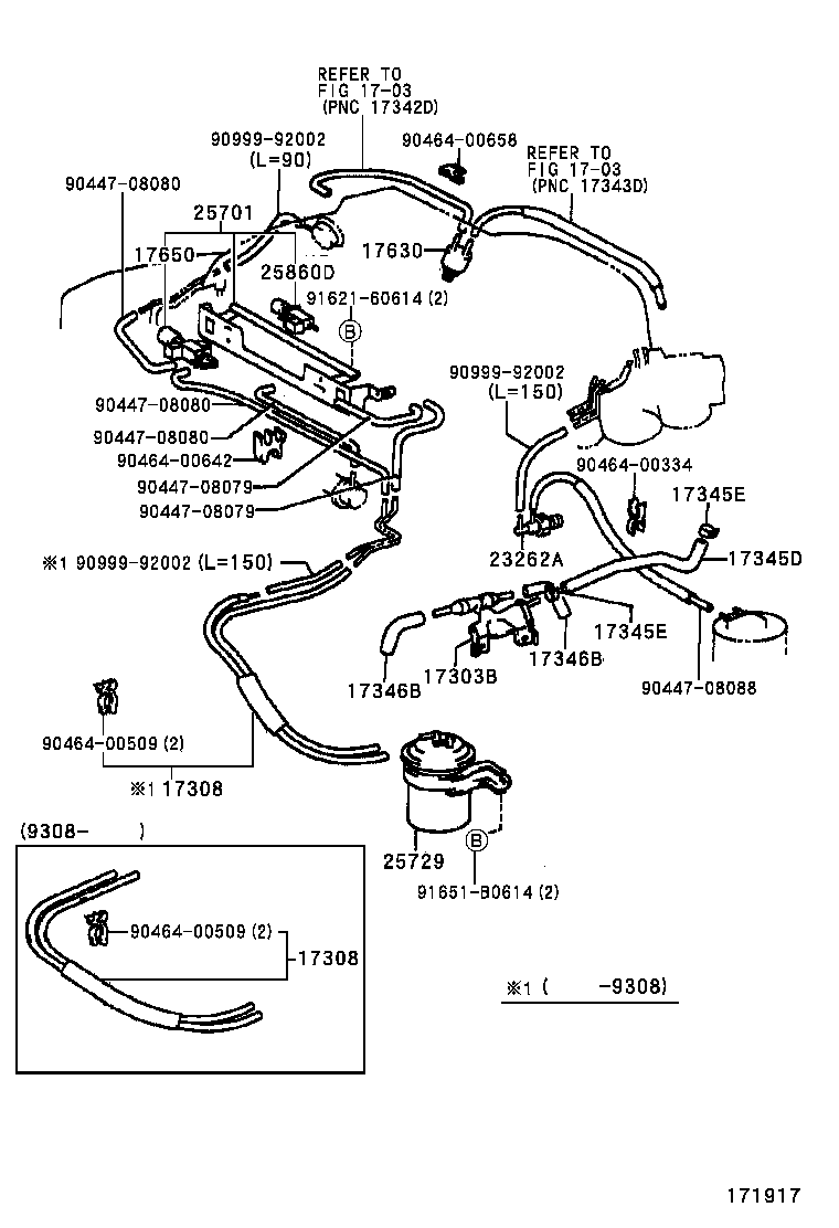 17341-74260 HOSE, AIR product image