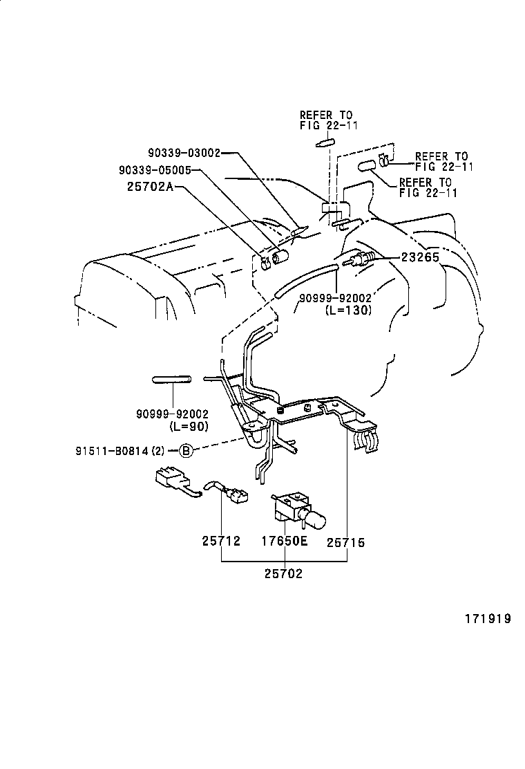 25709-17010 VALVE SUB-ASSY, HIGH ALTITUDE COMPENSATOR product image