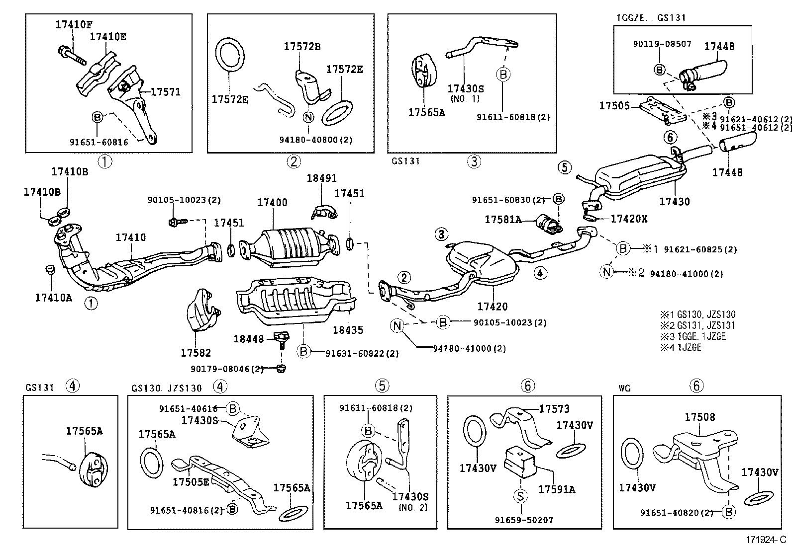 17430-70291 PIPE ASSY, EXHAUST, TAIL product image