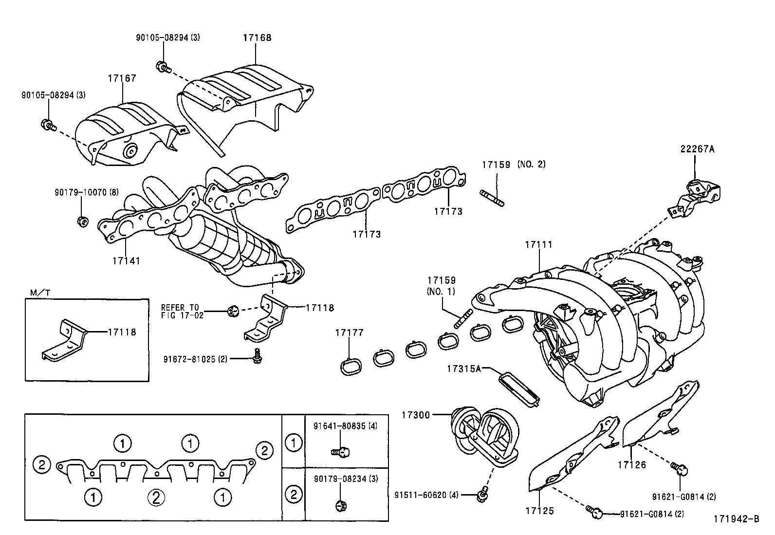 17101-70100 MANIFOLD, INTAKE product image