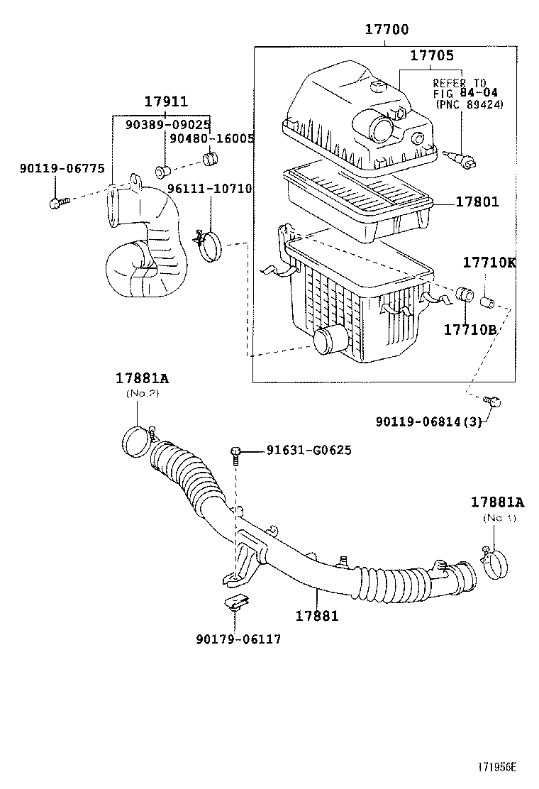 17344-13020 HOSE, AIR, NO.4 product image
