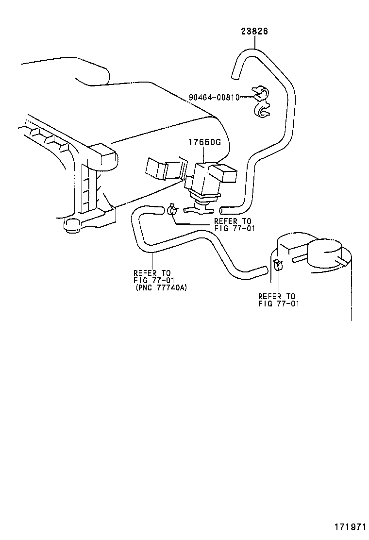 95328-07036 HOSE, FUEL VAPOR FEED, NO.1 product image