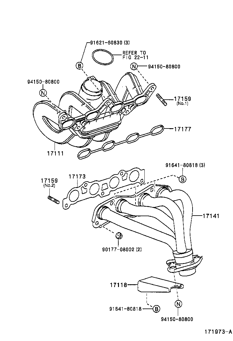 17118-23040 STAY, MANIFOLD product image