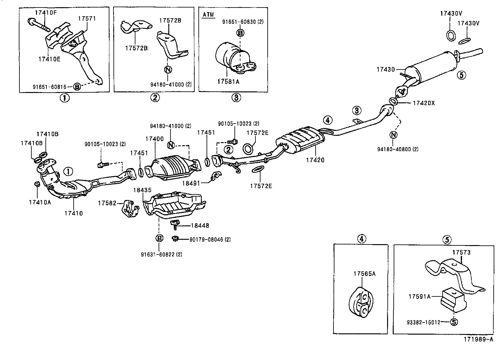 17430-70291 PIPE ASSY, EXHAUST, TAIL product image