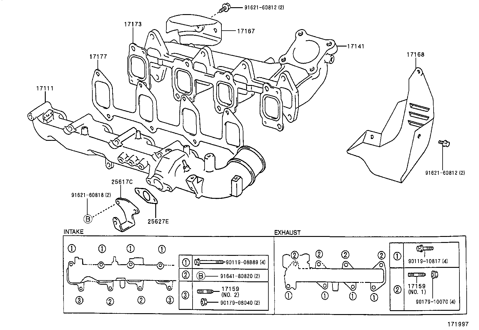 17101-02080 MANIFOLD, INTAKE product image