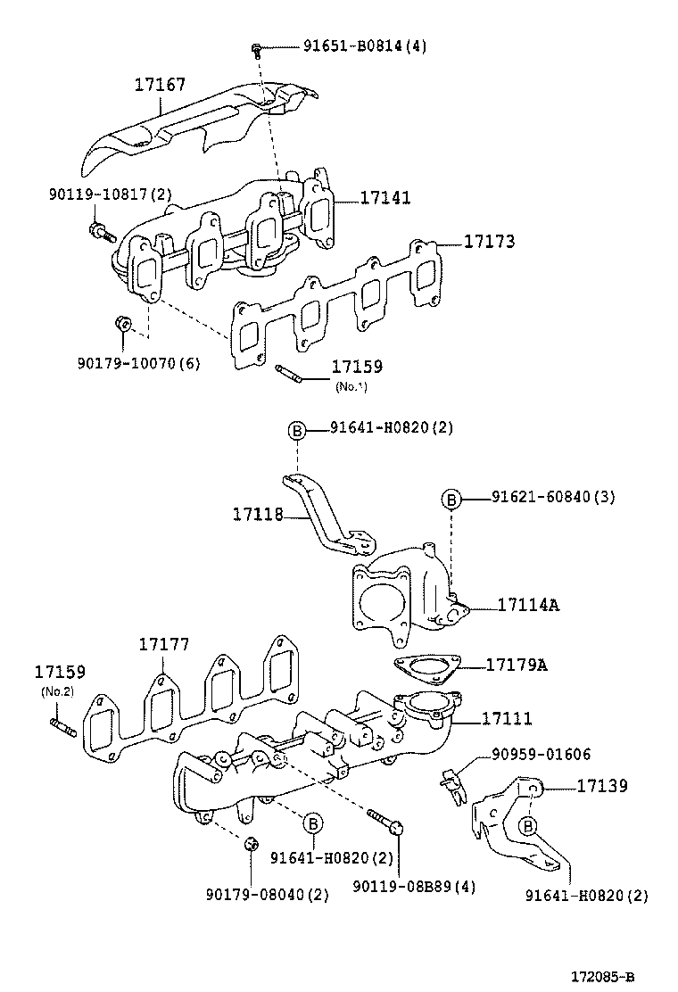 17118-13020 STAY, MANIFOLD product image