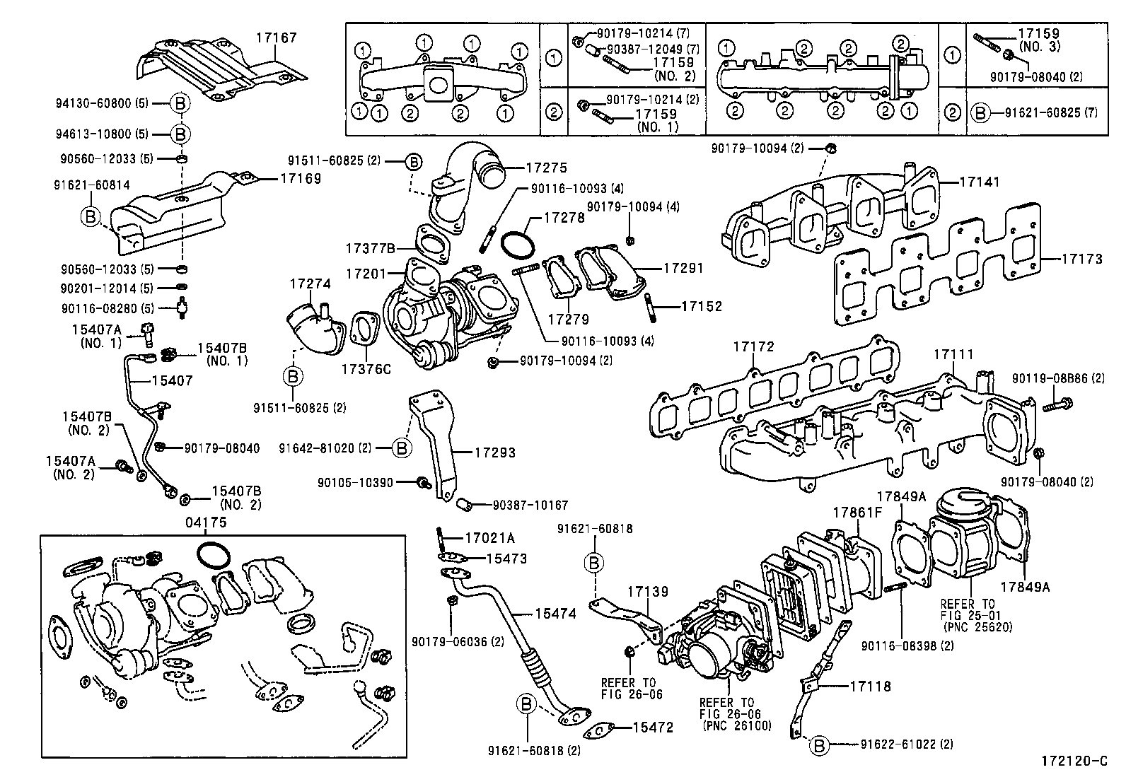 17274-58040 ELBOW, COMPRESSOR INLET product image