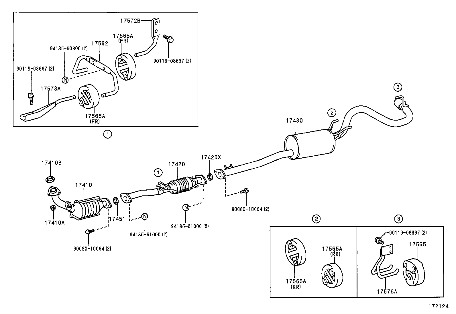 17405-0C030 PIPE ASSY, EXHAUST, TAIL product image