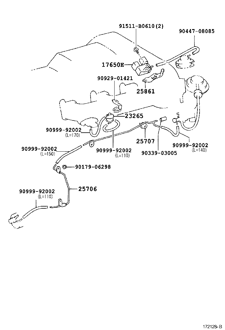 25860-54030 VALVE ASSY, VACUUM SWITCHING, NO.1 product image