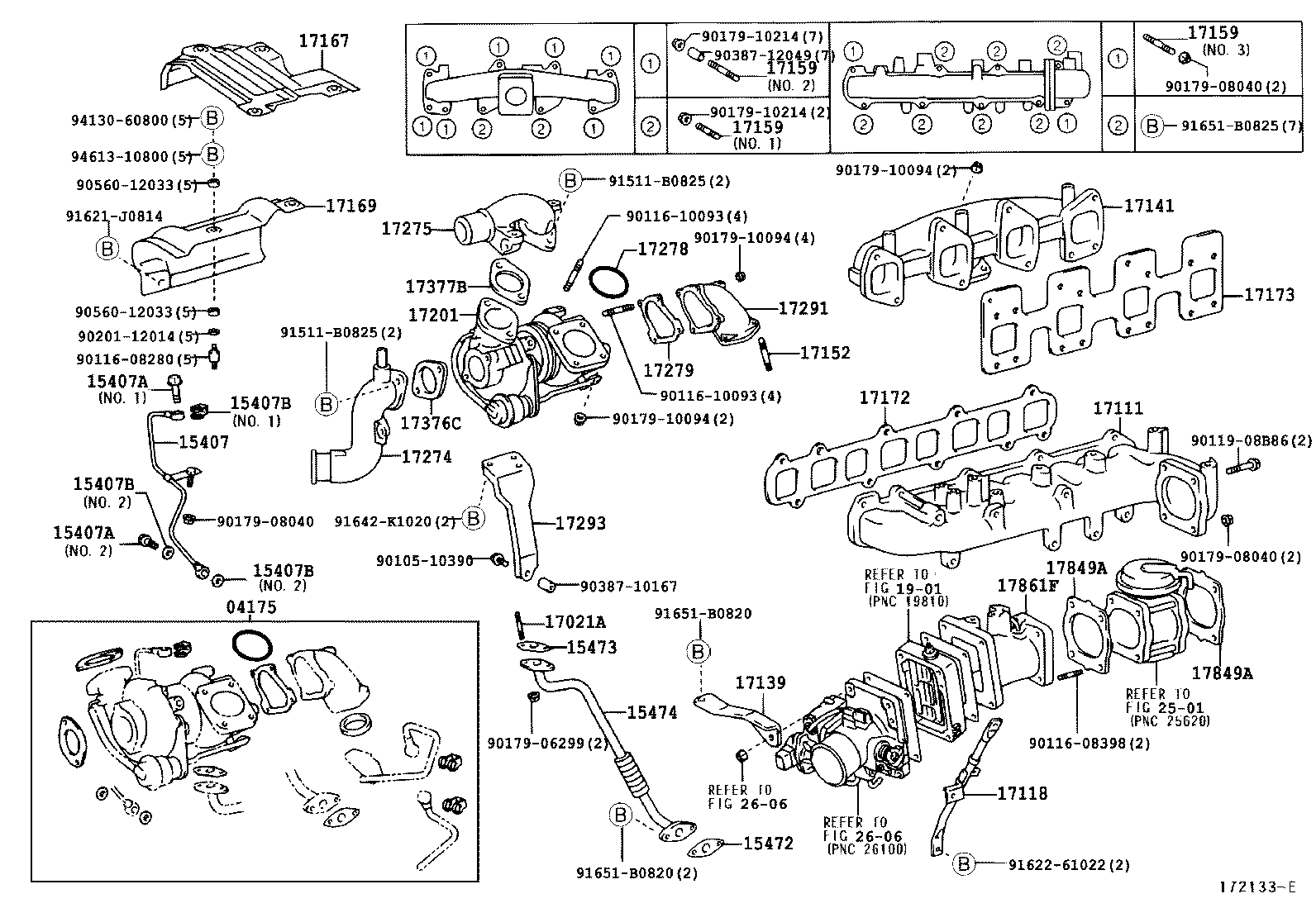 17141-78190 MANIFOLD, EXHAUST product image