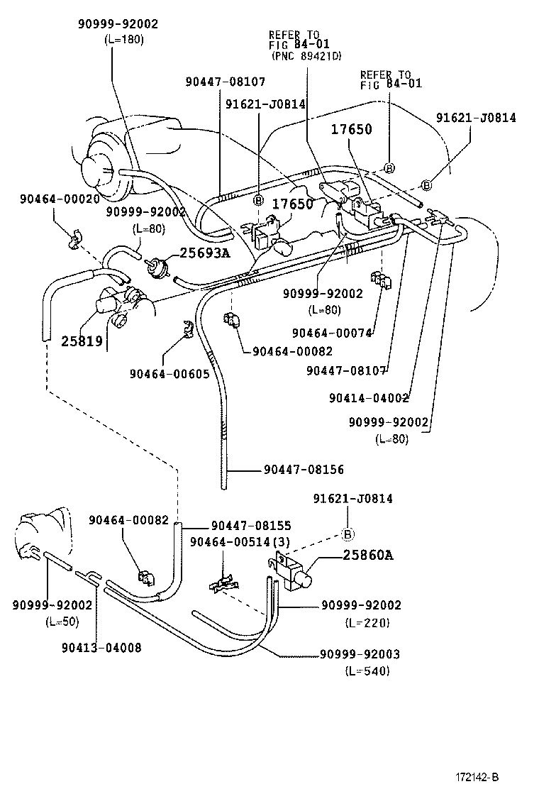 89470-60020 VALVE ASSY, VACUUM SWITCHING product image