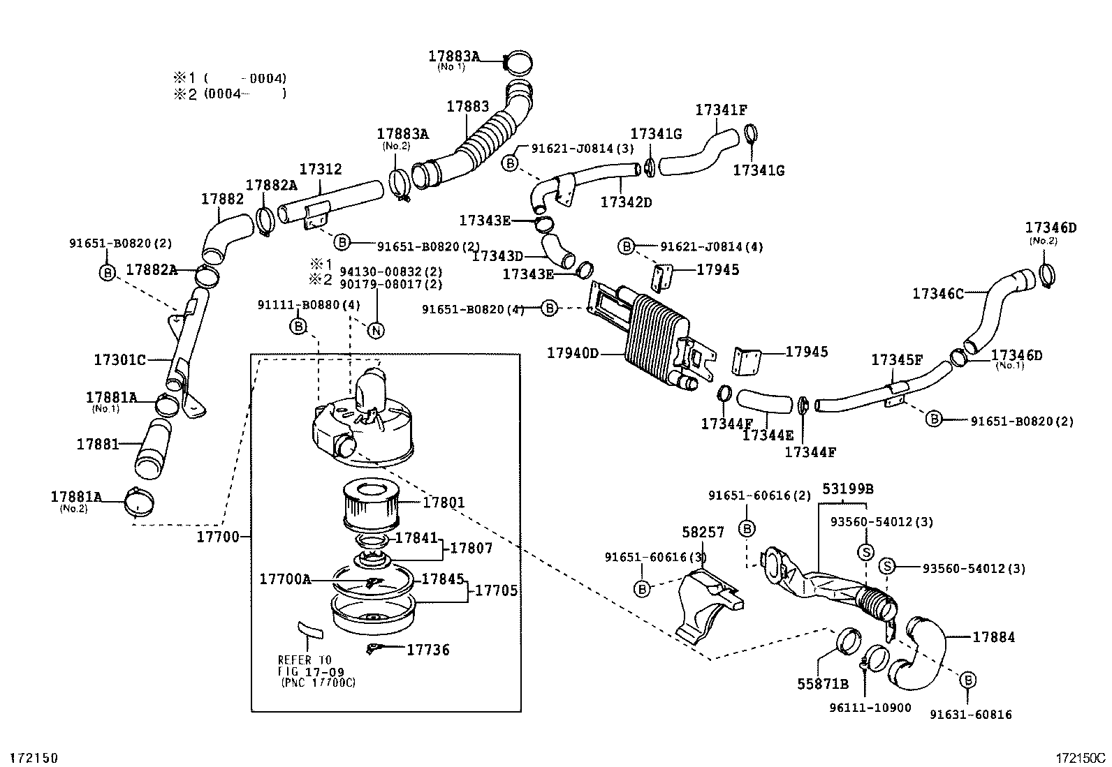 17700-58660 CLEANER ASSY, AIR product image