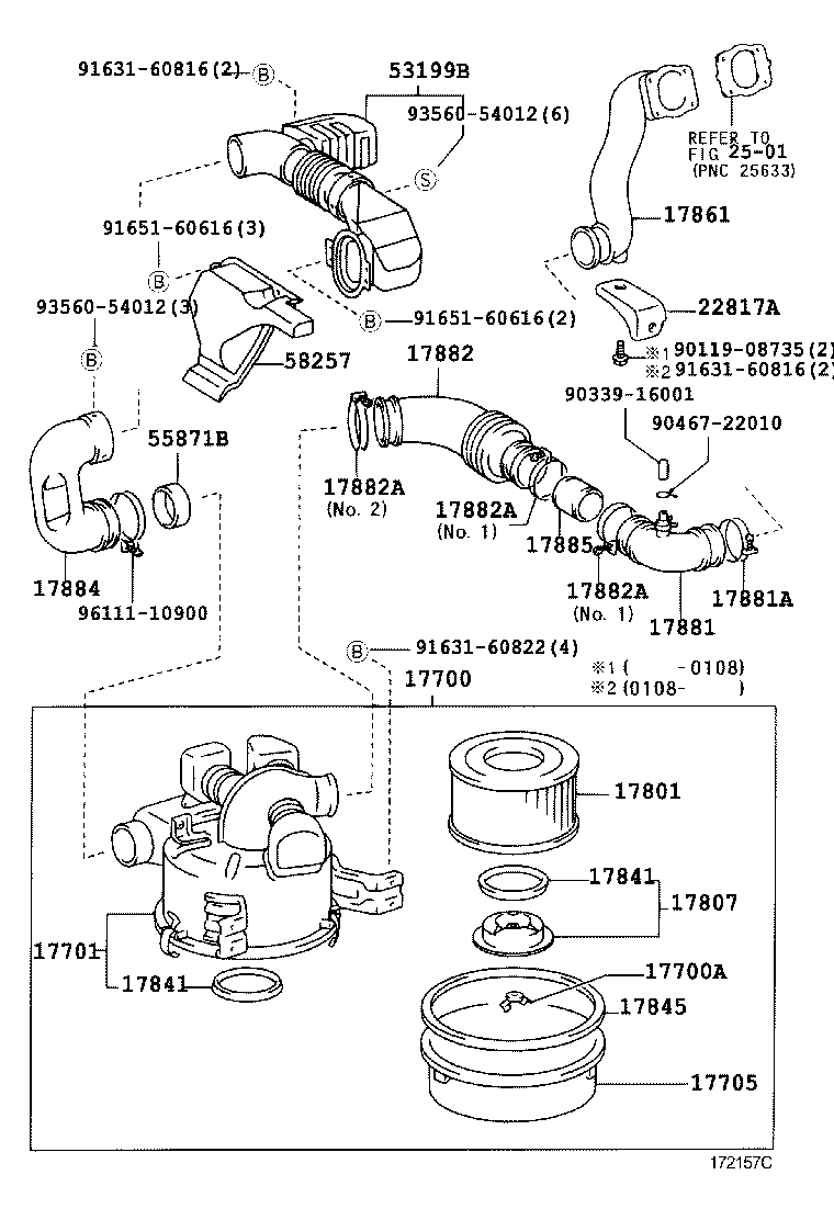 17700-58660 CLEANER ASSY, AIR product image