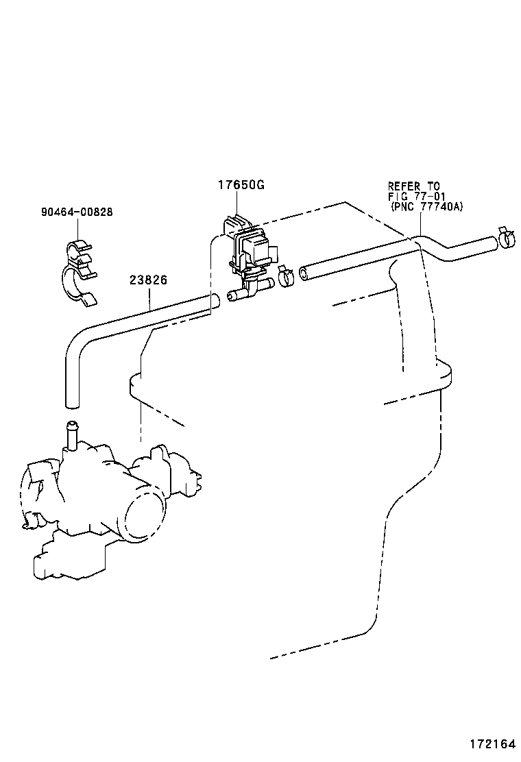 95328-07036 HOSE, FUEL VAPOR FEED, NO.1 product image