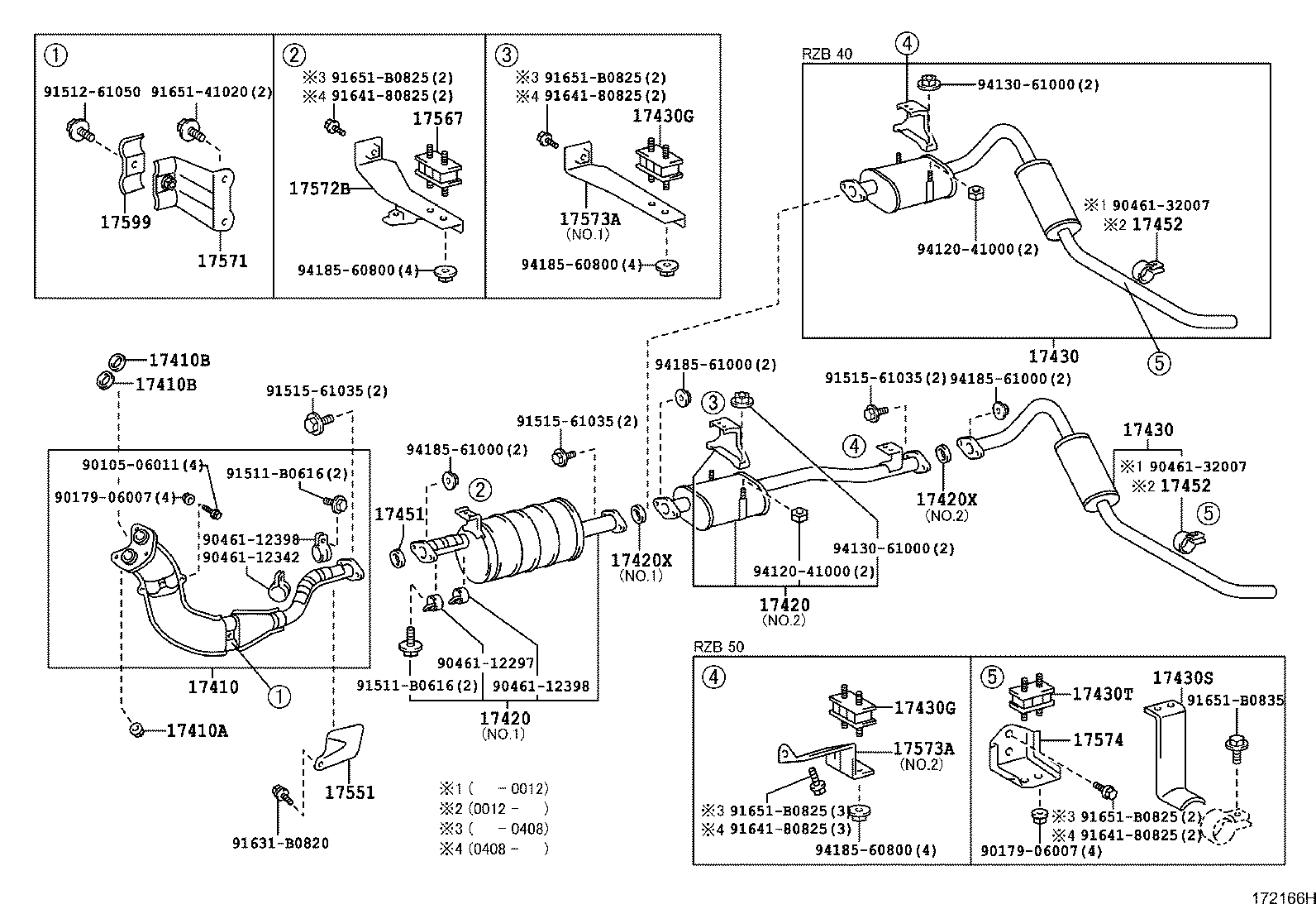 17405-75170 PIPE ASSY, EXHAUST, TAIL product image