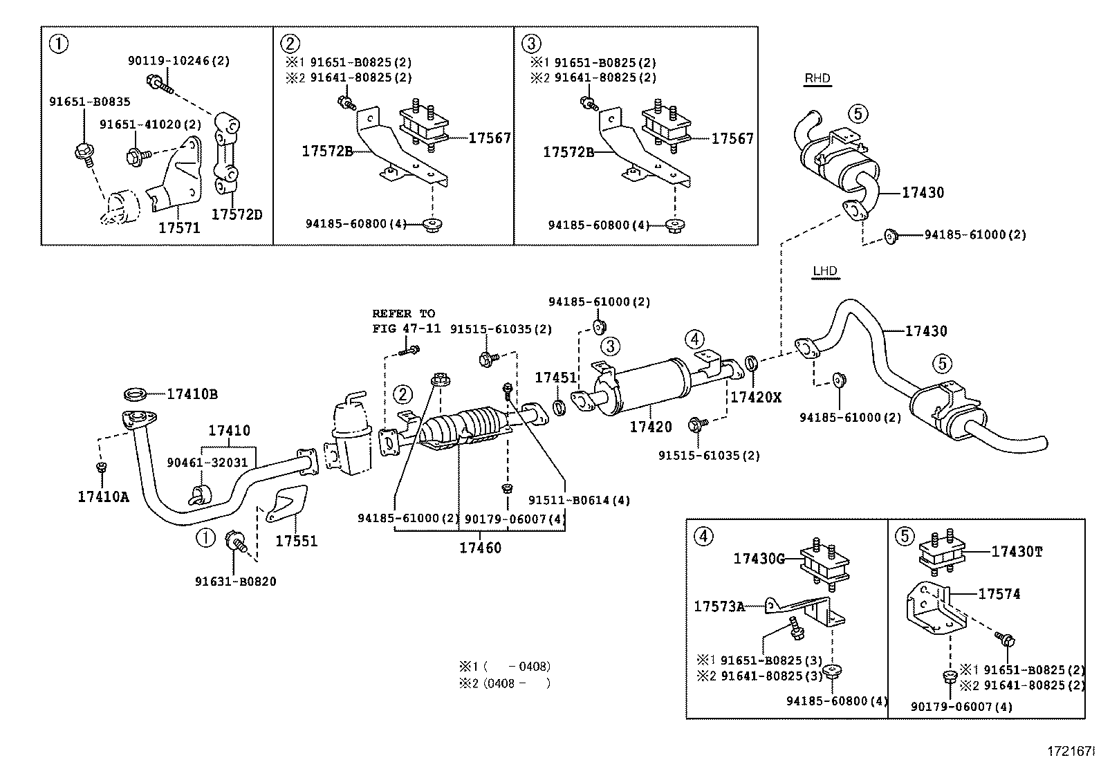 17405-75170 PIPE ASSY, EXHAUST, TAIL product image